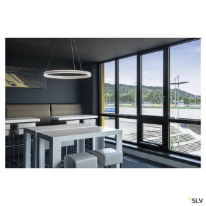 Suspensions LED ONE 80 suspension LED intérieur up/down blanc LED 34 W IP 20 - SLV 1004764 