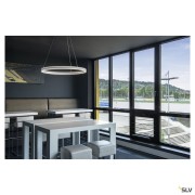 Suspensions LED ONE 80 suspension LED intérieur up/down noir LED 34 W IP 20 - SLV 1004763 