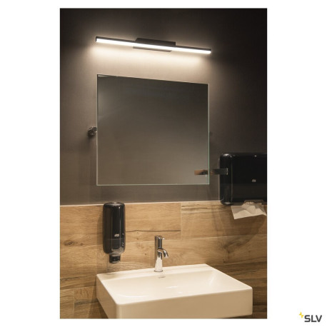Applique de salle de bains LED GLENOS 60 luminaire de miroir profilé noir SMD LED 126W 3000K - SLV 1003506 