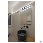 Applique de salle de bains LED GLENOS 60 luminaire de miroir profilé noir SMD LED 126W 3000K - SLV 1003506 