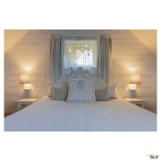 Liseuses SOMNILA FLEX applique int. liseuse droite blanc LED 3W 3000K avec port USB - SLV 1003460 