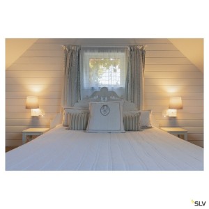 Liseuses SOMNILA FLEX applique int. liseuse droite blanc LED 3W 3000K avec port USB - SLV 1003460 