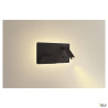 Liseuses SOMNILA SPOT applique int. liseuse gauche noir LED 13W 3000K avec port USB - SLV 1003455 