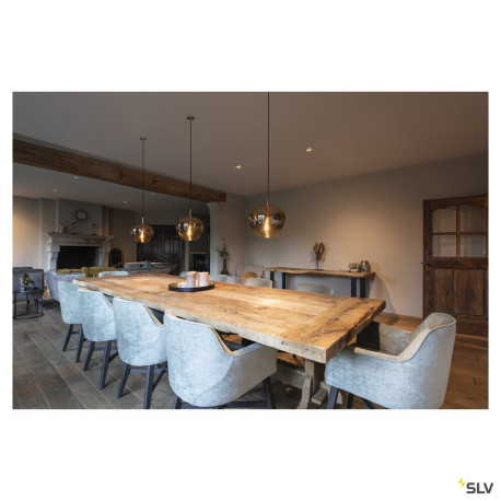 Suspensions PANTILO CONVEX 29 suspension intérieure chrome E27 max 40W - SLV 1003443 