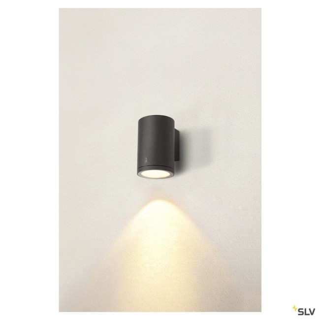 Appliques extérieures LED ENOLA applique extérieure rond L anthracite LED 35W 3000K/4000K IP65 - SLV 1003440 