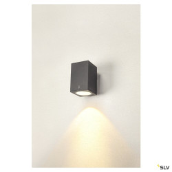 Appliques extérieures LED ENOLA applique extérieure carré L anthracite LED 35W 3000K/4000K IP65 - SLV 1003437 