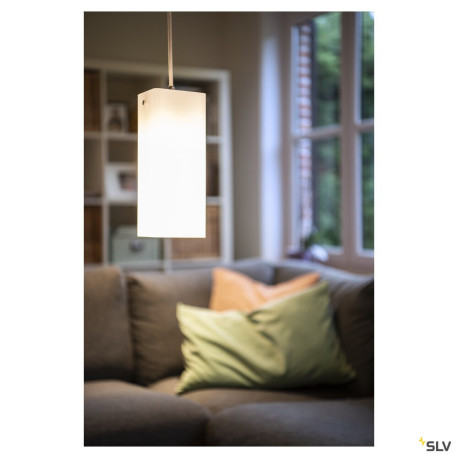 Suspensions QUADRASS suspension intérieure blanc/chrome E27 40W max - SLV 1003432 