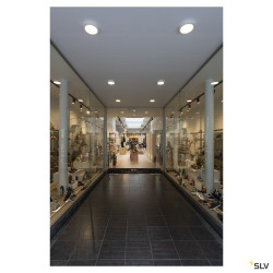 Plafonniers intérieurs LED SENSER 18 plafonnier intérieur rond blanc mat LED 12W 3000K variable Tria - SLV 1003015 