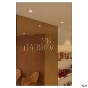 Encastrés plafond intérieurs LED SENSER 12 encastré de plafond intérieur rond blanc mat LED 6W 3000K - SLV 1003008 