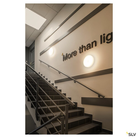 Appliques intérieures LED LIPSY 40 Drum applique et plafonnier intérieur blanc LED 18W 3000/4000K v - SLV 1002940 