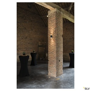 Appliques intérieures ASTINA UP/DOWN applique intérieure noir GU10/QPAR51 2x 10W max - SLV 1002933 