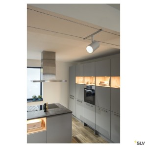 Systèmes câble tendu NOBLO SPOT spot pour câble tendu T.B.T. intérieur noir LED 85W 2700K - SLV 1002694 