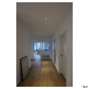 Encastrés plafond intérieurs LED HORN MAGNA encastré de plafond ou mural intérieur noir LED 77W 3000K - SLV 1002592 