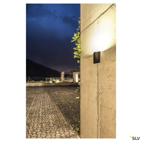 Appliques extérieures LED VILUA L applique extérieure anthracite LED 16W 3000K IP54 - SLV 1002504 