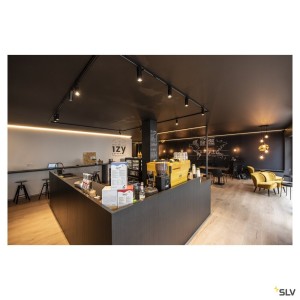 Systèmes rail 1 allumage 230V Rail 1 allumage en saillie intérieur 3m blanc - SLV 1002152 