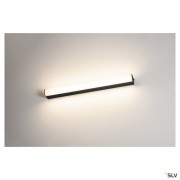 Appliques intérieures LED SIGHT 60 applique et plafonnier intérieur noir LED 20W 3000K - SLV 1001283 