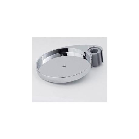 PORTE SAVON ROND CHROME POUR BARRE DE 18 A 25 mm - CRISTINA ONDYNA PS10551