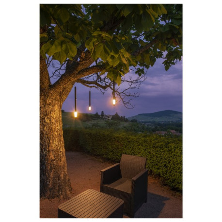 Lampes à poser TAHA Set de luminaires sans fil IP65 2700 K variable noir - SLV 1007380 