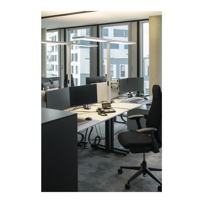 Lampadaires WORKLIGHT PRO Lampadaire 150 W 4000 K Touch blanc - SLV 1007466 