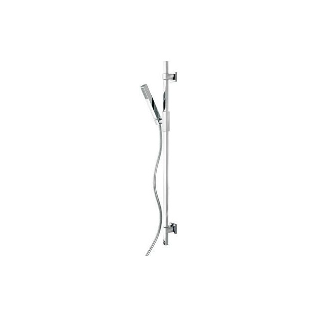 .BARRE DE DOUCHE QUADRI COMPLETE D.20 H.95 cm CHROME - CRISTINA ONDYNA QD25151