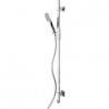 .BARRE DE DOUCHE QUADRI COMPLETE D.20 H.95 cm CHROME - CRISTINA ONDYNA QD25151