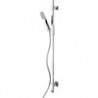 .BARRE DE DOUCHE QUADRI COMPLETE D.20 H.95 cm CHROME - CRISTINA ONDYNA QD25151