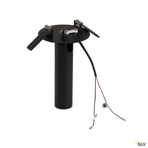 Encastrés plafond intérieurs LED KARPO 30 encastré de plafond ou mural intérieur noir LED 75W 3000K - SLV 152380 