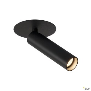 Encastrés plafond intérieurs LED KARPO 30 encastré de plafond ou mural intérieur noir LED 75W 3000K - SLV 152380 