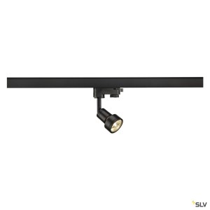 Systèmes rail 3 allumages 230V PURI TRACK spot pour rail 3 allumages intérieur noir GU10/QPAR51 50W max - SLV 153560 