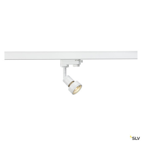 Systèmes rail 3 allumages 230V PURI TRACK spot pour rail 3 allumages intérieur blanc GU10/QPAR51 50W max - SLV 153561 