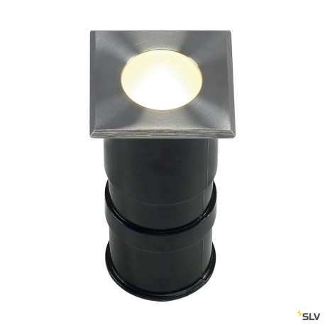 Encastrés sol extérieur LED POWER TRAIL-LITE carré inox 316 14W LED 3000K IP67 - SLV 228342 