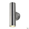 Appliques extérieures ASTINA applique extérieure alu brossé GU10/TCR50-SE 2x 11W max IP44 - SLV 228776 