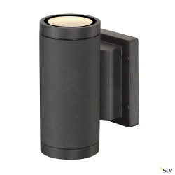 Appliques extérieures MYRA UP/DOWN applique extérieure anthracite GU10/QPAR51 2x 35W max IP55 - SLV 233115 
