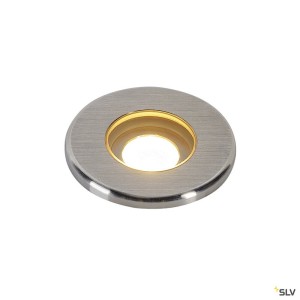 Encastrés sol extérieur LED DASAR 370 encastré de sol LED rond Inox 316 3000K 12-24V IP67 - SLV 233540 
