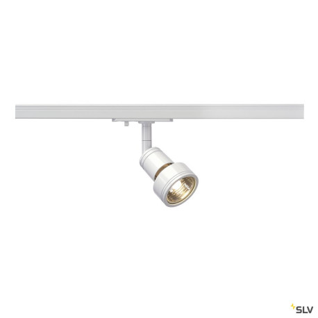 Systèmes rail 1 allumage 230V PURI TRACK spot pour rail 1 allumage intérieur blanc GU10/QPAR51 50W max - SLV 143391 