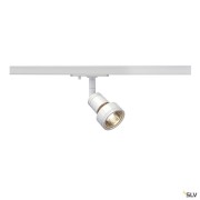 Systèmes rail 1 allumage 230V PURI TRACK spot pour rail 1 allumage intérieur blanc GU10/QPAR51 50W max - SLV 143391 
