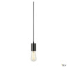 Suspensions FITU Câble de suspension E27 ronde noire max. 60W câble nu de 5m - SLV 132690 