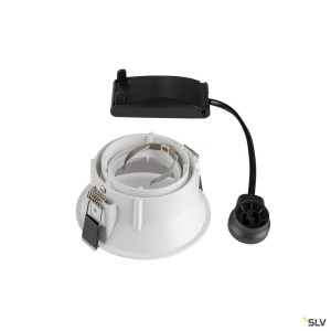 Plafonnier encastré HORN-T rond blanc inclinable - SLV 113141 