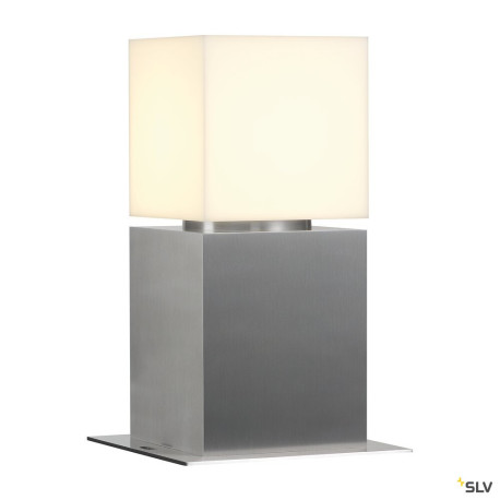 Bornes extérieures SQUARE POLE 30 borne extérieure inox E27 20W max IP44 inox 304 - SLV 1000344 