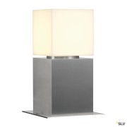 Bornes extérieures SQUARE POLE 30 borne extérieure inox E27 20W max IP44 inox 304 - SLV 1000344 