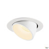 Encastrés plafond intérieurs LED NUMINOS® GIMBLE XL encastré plafond intérieur blanc/blanc LED 374 W 20° - SLV 1006057 