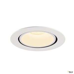 Encastrés plafond intérieurs LED NUMINOS® GIMBLE XL encastré plafond intérieur blanc/blanc LED 374 W 20° - SLV 1006057 