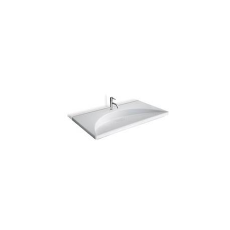 LAVABO CERAMIQUE FLAT L.96xP51-15 CM BLANC BRILLANT - CRISTINA ONDYNA WFL9609