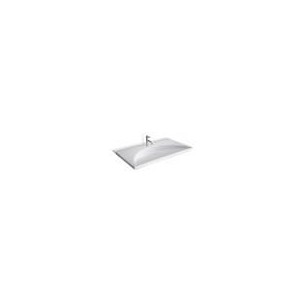 LAVABO CERAMIQUE FLAT L.96xP51-15 CM BLANC BRILLANT - CRISTINA ONDYNA WFL9609