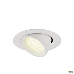 Encastrés plafond intérieurs LED NUMINOS® GIMBLE XS encastré plafond intérieur blanc LED 7 W 20° UGR <16 - SLV 1005859 