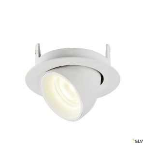 Encastrés plafond intérieurs LED NUMINOS® GIMBLE XS encastré plafond intérieur blanc LED 7 W 20° UGR <16 - SLV 1005859 