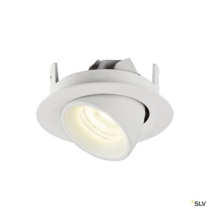 Encastrés plafond intérieurs LED NUMINOS® GIMBLE XS encastré plafond intérieur blanc LED 7 W 20° UGR <16 - SLV 1005859 