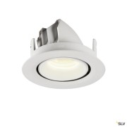 Encastrés plafond intérieurs LED NUMINOS® GIMBLE XS encastré plafond intérieur blanc LED 7 W 20° UGR <16 - SLV 1005859 
