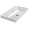 Vasque céramique blanc brillant pour lavabo à suspendre ou à encastrer - CRISTINA ONDYNA WNL6009 