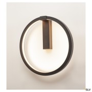 Appliques intérieures LED ONE 40 applique murale LED intérieur noir LED 14 W IP 20 - SLV 1002915 